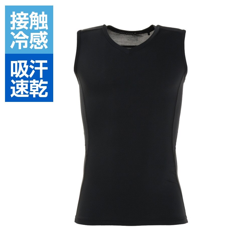 冷感ノースリーブインナーシャツ 751PG0ES8327 BLK