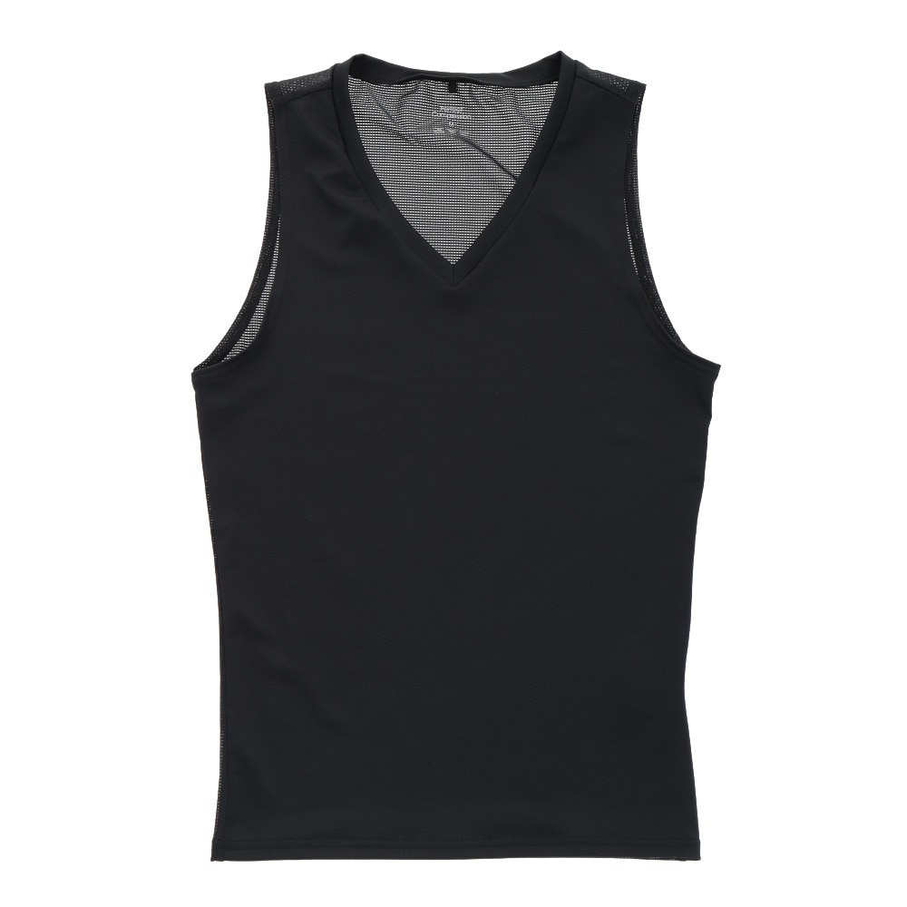 PG（メンズ）バスケットボールウェア ドライプラス 抗菌 ストレッチMs Vネックノースリーブ 751PG1ES4563BLK