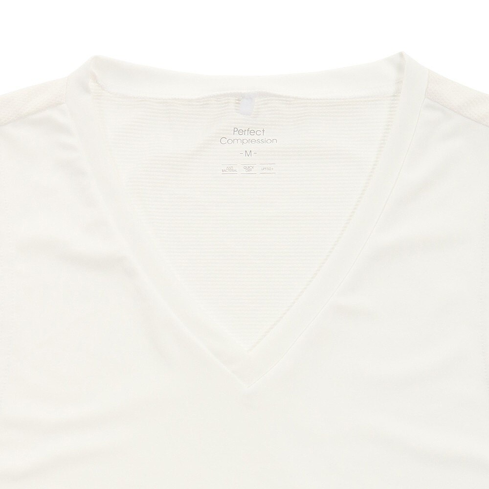PG（メンズ）バスケットボールウェア ドライプラス 抗菌 ストレッチMs Vネックノースリーブ 751PG1ES4563WHT