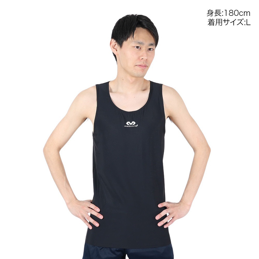 マクダビッド（McDavid）（メンズ）バスケットボールウェア U タンク M886/BK UVカット