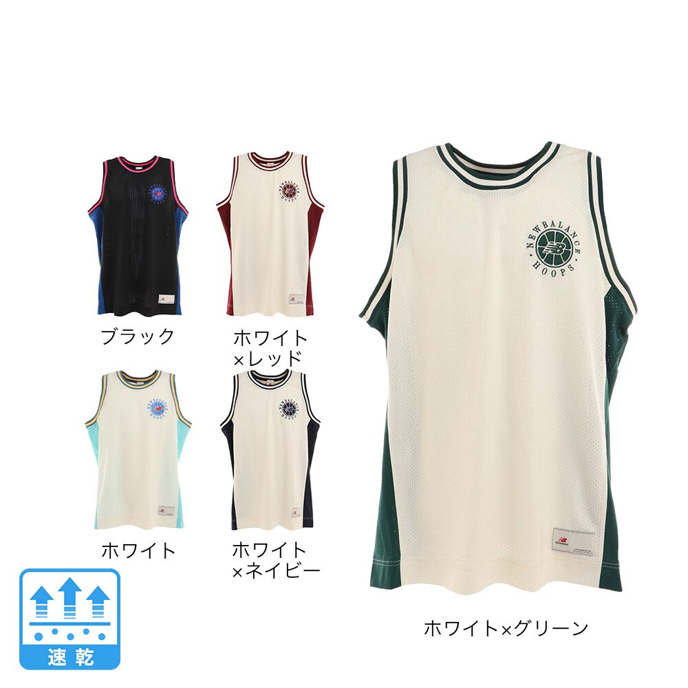 ニューバランス（new balance）（メンズ）バスケットボールウェア Classic タンクトップ AMT25093NWG
