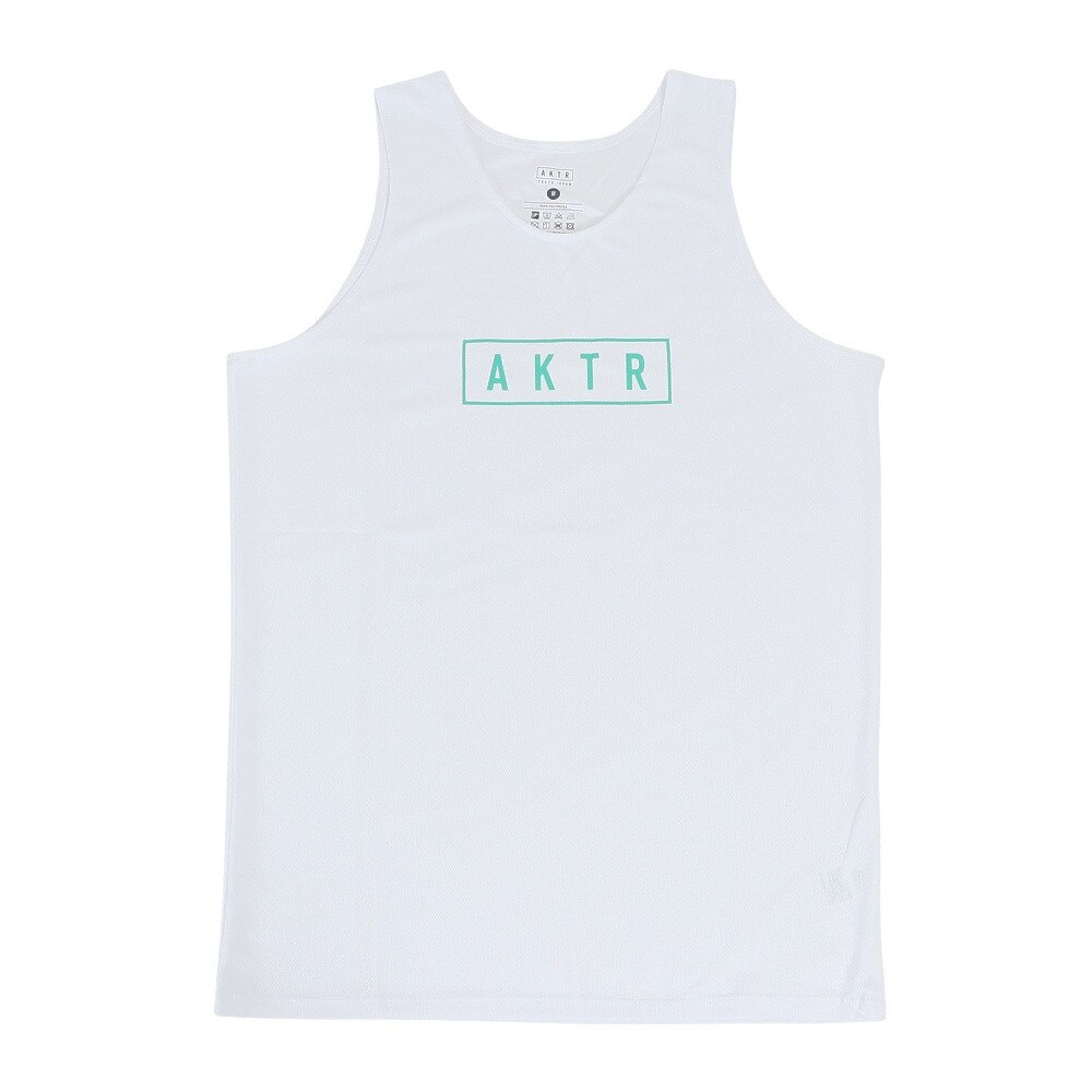 アクター|アクター(AKTR)(メンズ)バスケットボールウェア AKTR LOGO タンクトップ 122-012001 WH - スポーツ用品はスーパースポーツゼビオ アクター|アクター(AKTR)(メンズ)バスケットボールウェア AKTR LOGO タンクトップ 122-012001 WH - スポーツ用品はスーパースポーツゼビオ