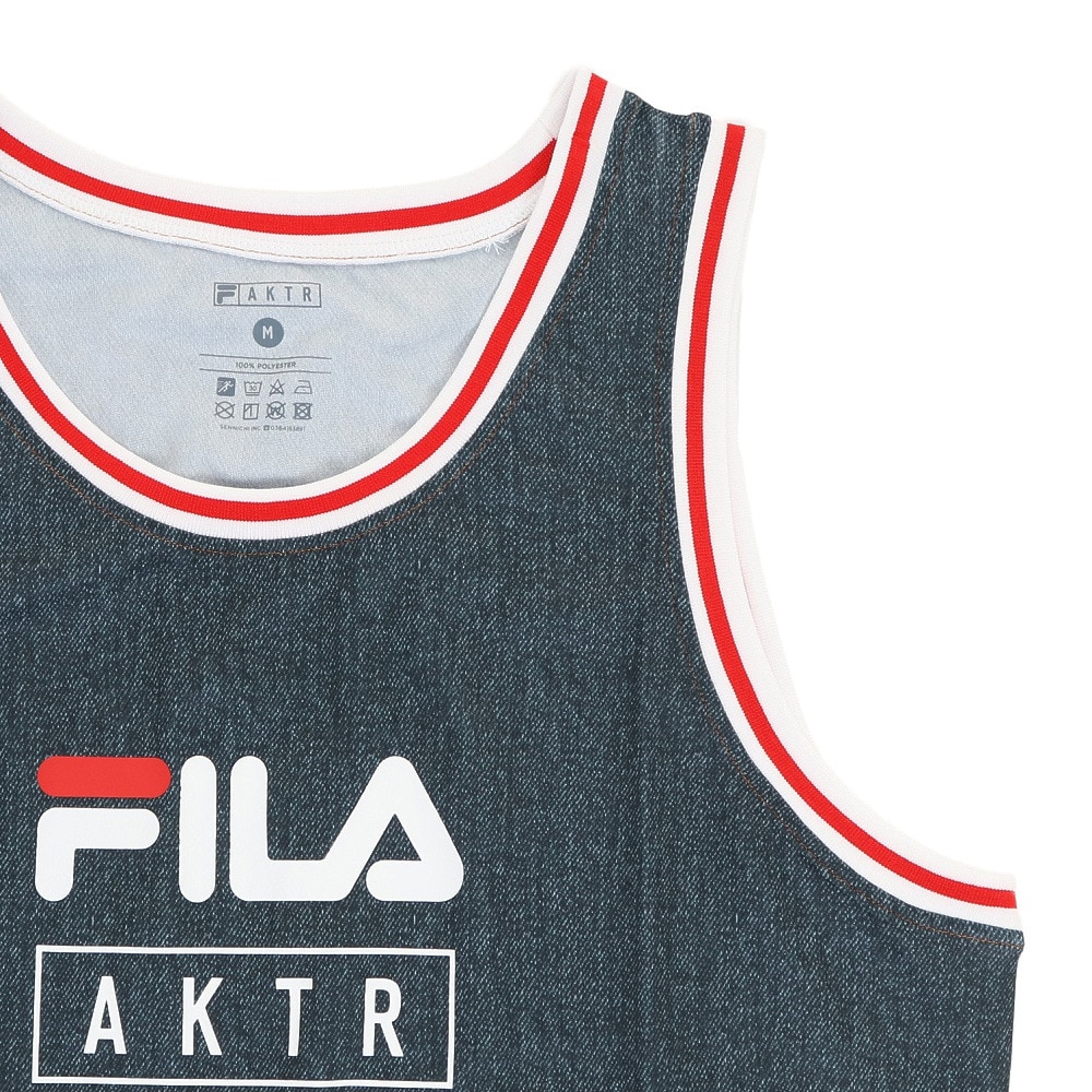 アクター（AKTR）（メンズ）バスケットボールウェア FILA タンクトップ 122-048001 NV