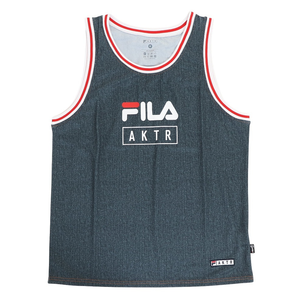 アクター（AKTR）（メンズ）バスケットボールウェア FILA タンクトップ 122-048001 NV