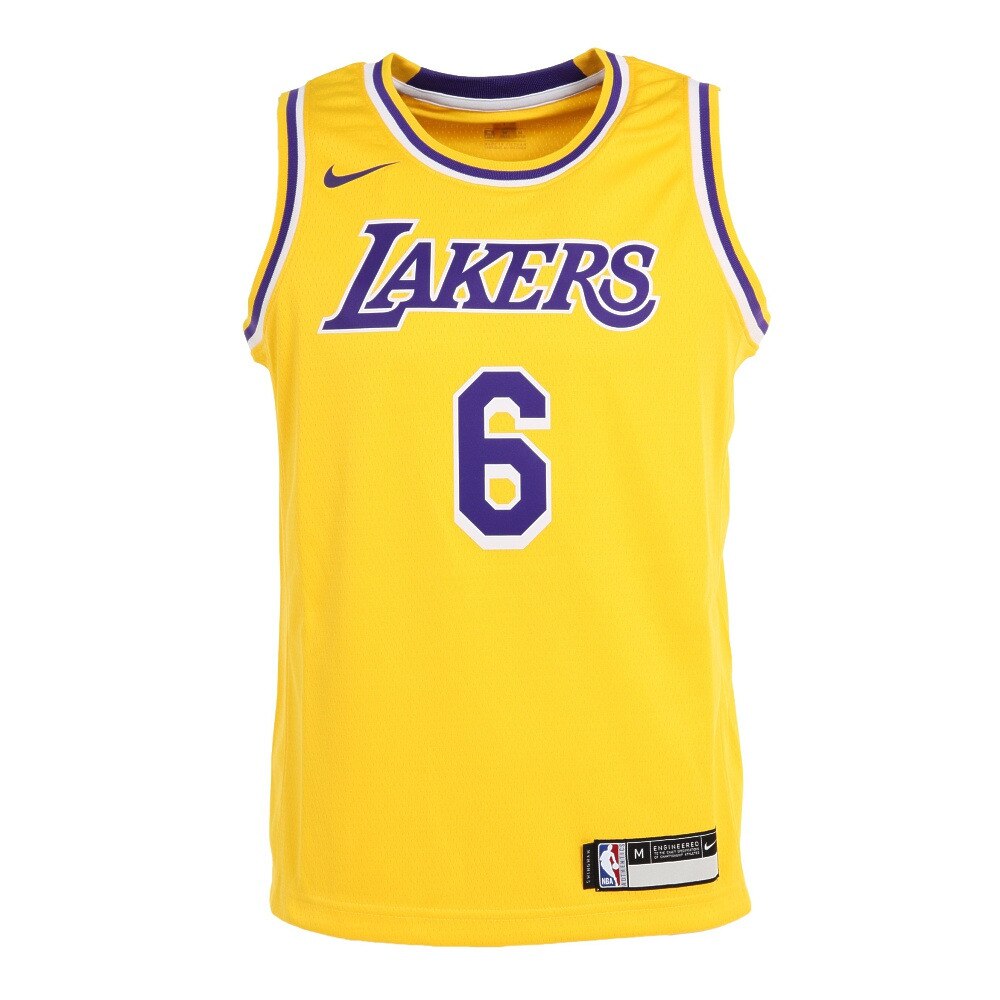 エヌビーエー（NBA）（キッズ）ジュニア バスケットボールウェア アイコンジャージ ロサンゼルス・レイカーズ Z2B7BZ2P-LAKERS