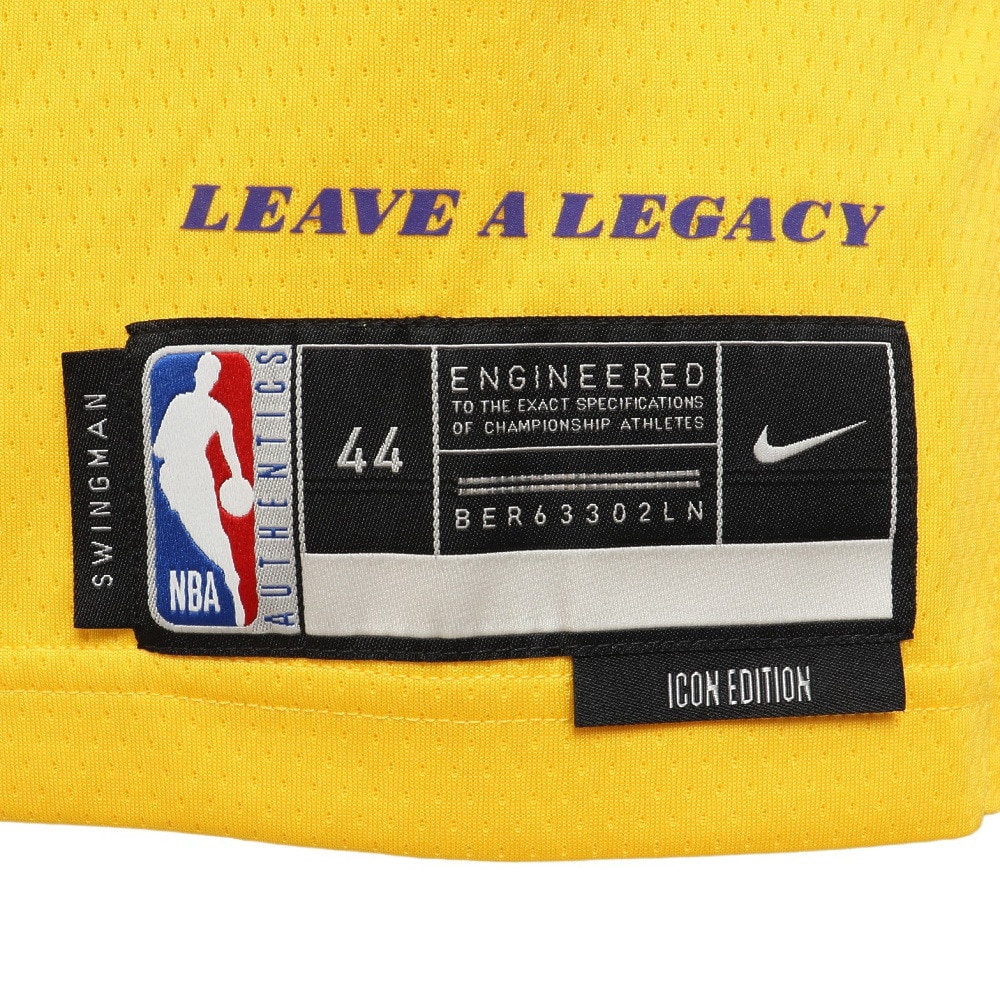 ナイキ（NIKE）（メンズ）NBA ユニフォーム レブロンジェームズ ロサンゼルス レイカーズ アイコン エディション 2022/23  DN2009-728