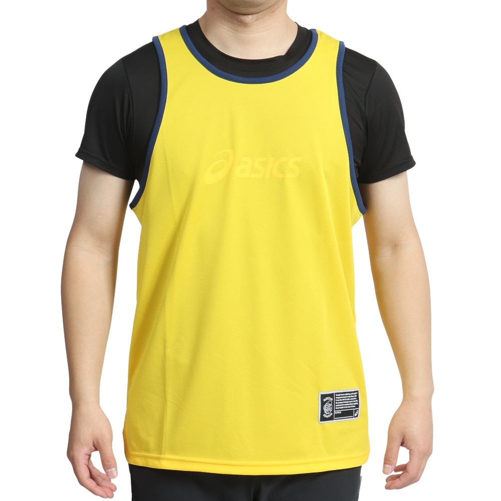 サッカー部 ピステ アシックス サイドロゴ a ブラック×イエロー L