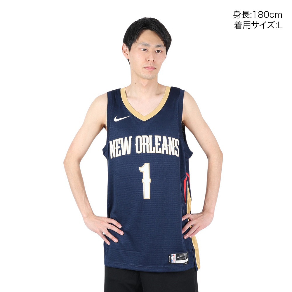 ナイキ（NIKE）（メンズ）ニューオーリンズ ペリカンズ アイコンエディション 2022/23 スウィングマン ジャージー DN2014-419 速乾