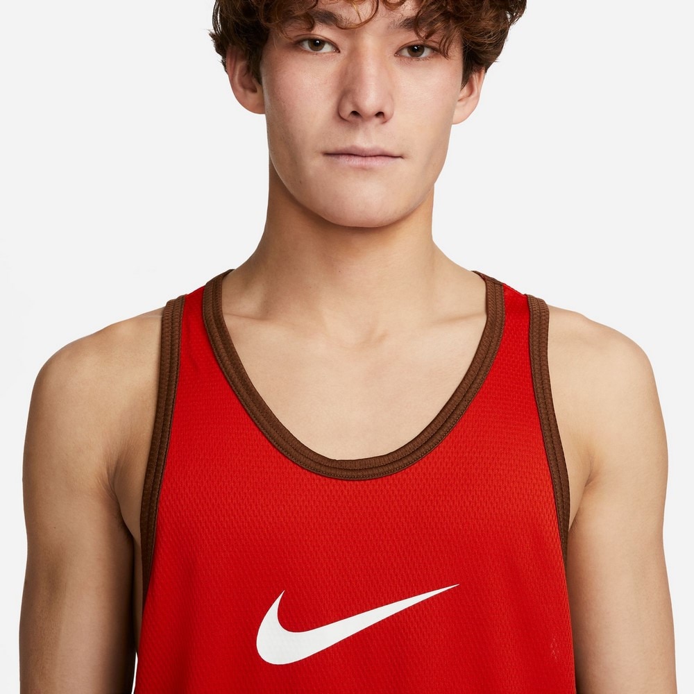 ナイキ（NIKE）（メンズ）バスケットボールウェア ドライフィット アイコン ショートスリーブ ジャージ DV9968-633 速乾