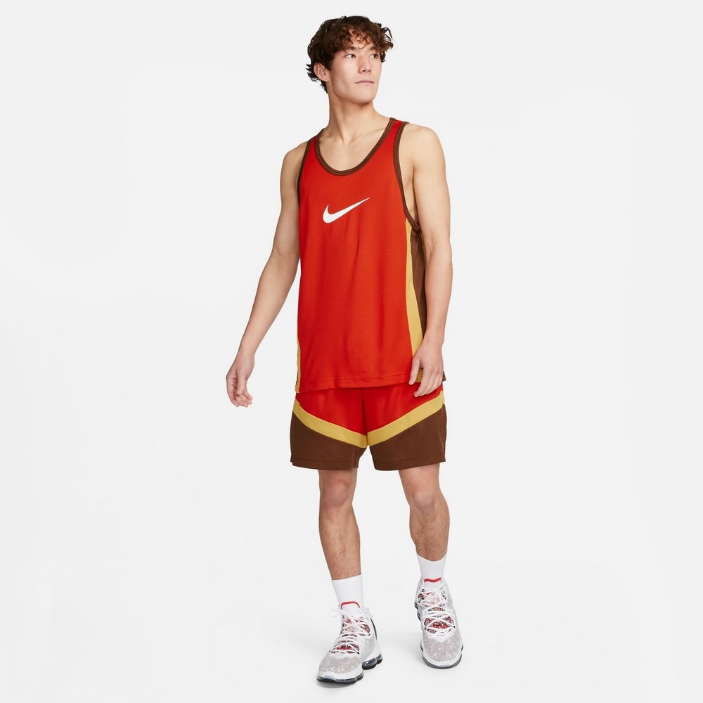 ナイキ（NIKE）（メンズ）バスケットボールウェア ドライフィット アイコン ショートスリーブ ジャージ DV9968-633 速乾