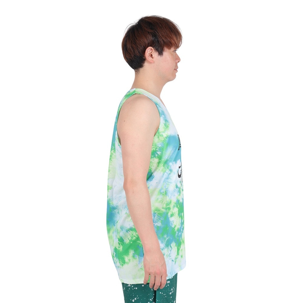 アクター（AKTR）（メンズ）バスケットボールウェア MIXTURE TIEDYE タンク 123-001001 WH 速乾