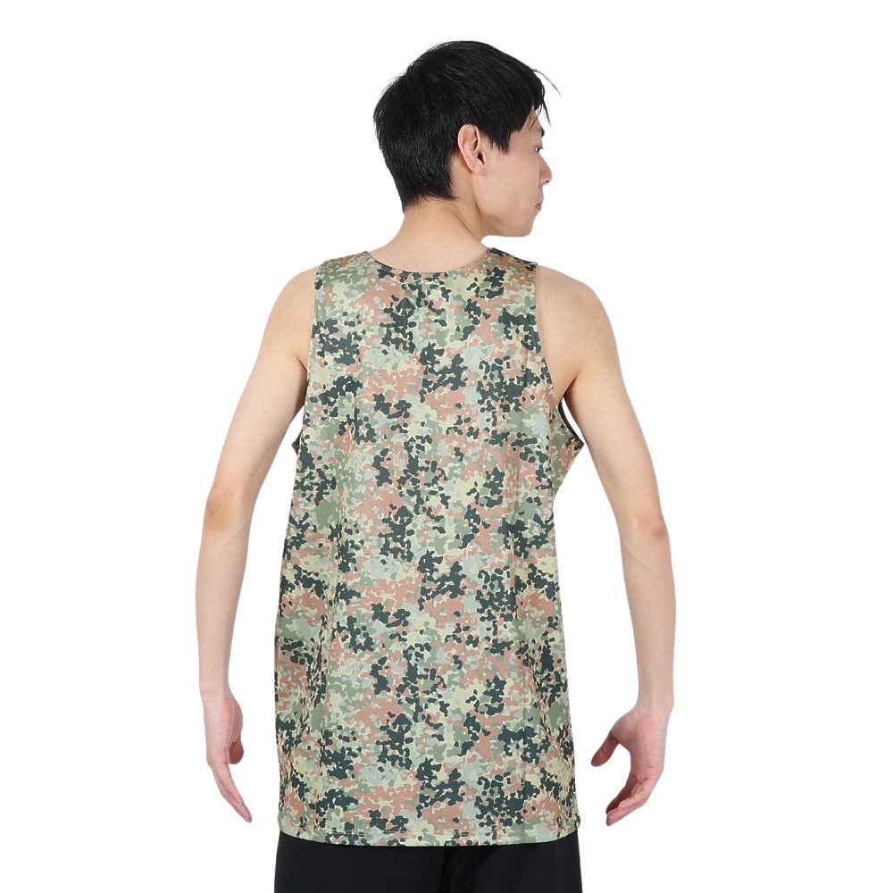アクター（AKTR）（メンズ、レディース）バスケットボールウェア FLECKTARN CAMO タンクトップ 123-010001 OL 速乾