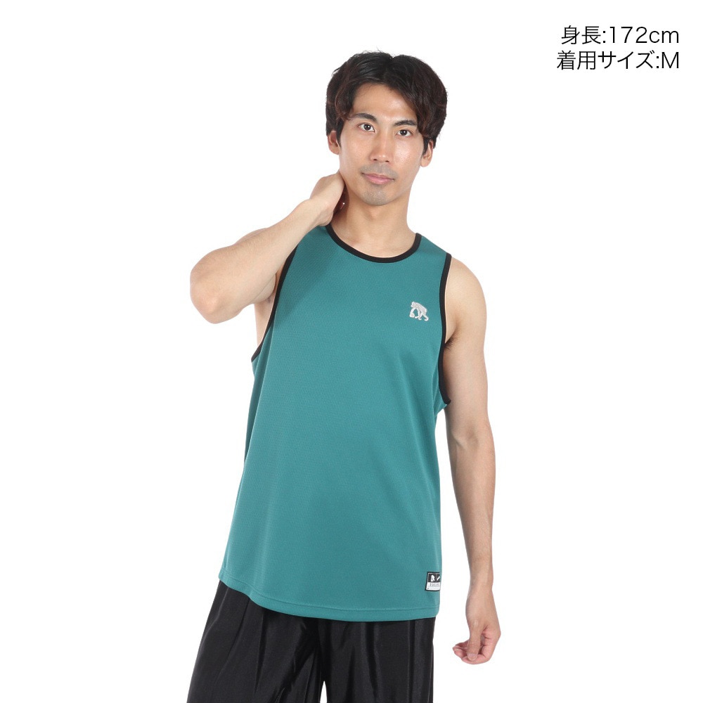 エゴザル（EGOZARU）（メンズ）バスケットボールウェア UVカット ソリッドタンクトップ EZTT-S2304-208