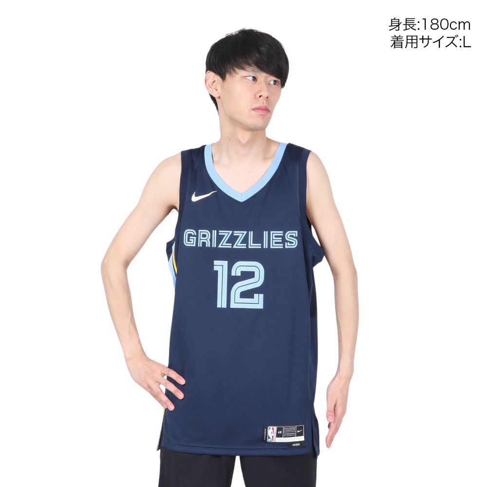 ナイキ（NIKE）（メンズ）ノースリーブ NBA バスケットボールウェア メンフィス グリズリーズ アイコン エディション スウィングマン DN2010-419