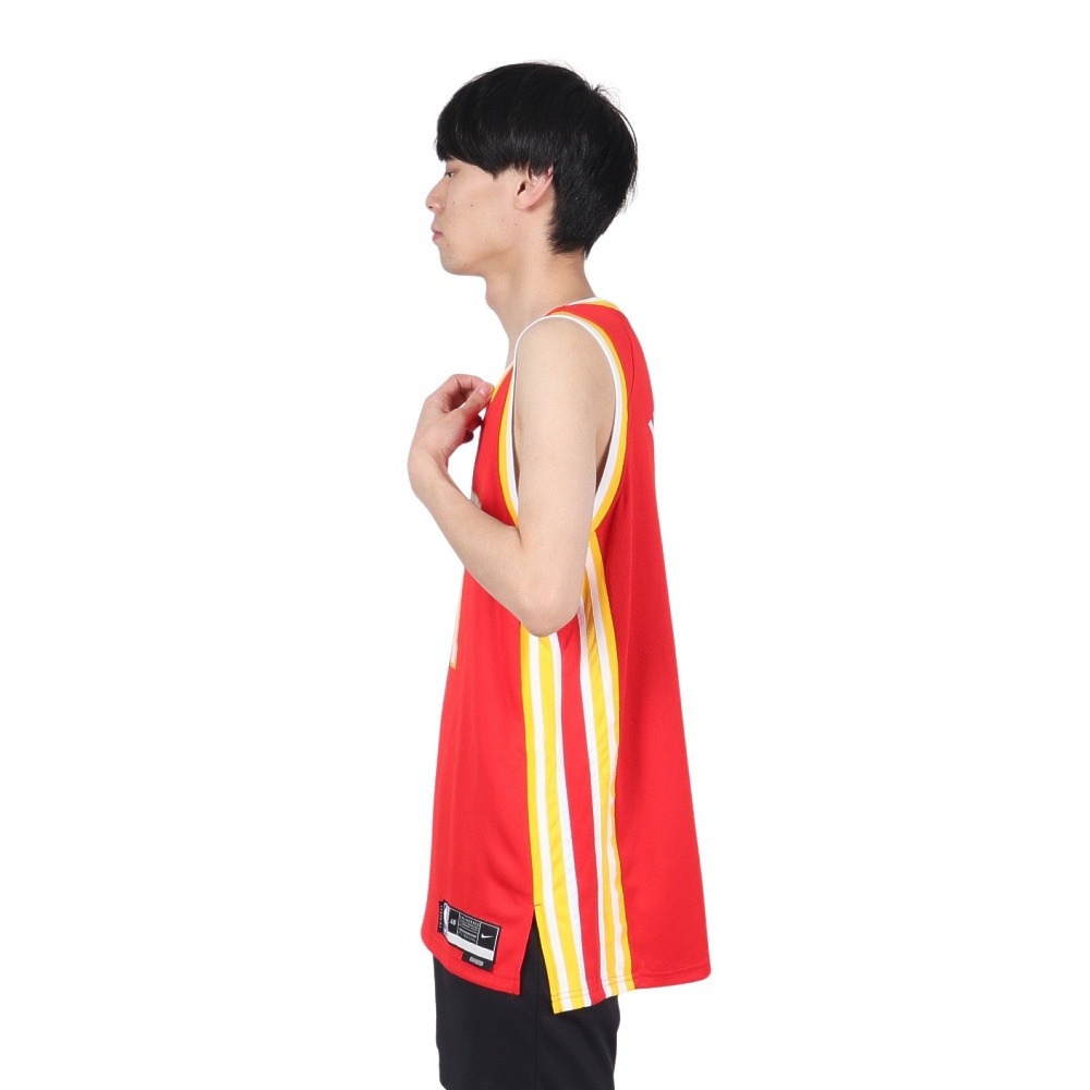 ナイキ（NIKE）（メンズ、レディース）バスケットボールウェア アトランタ ホークス アイコン エディション 2022/23 NBA タンクトップ DN1995-657 速乾