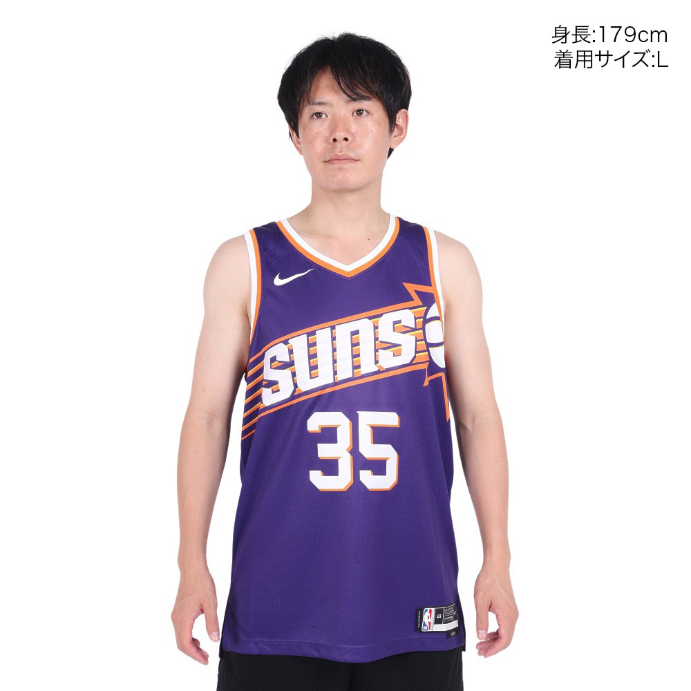 ナイキ（NIKE）（メンズ）バスケットボールウェア NBA フェニックス サンズ 2023/24 アイコン エディション Dri-FIT スウィングマン ジャージー DV4855-570