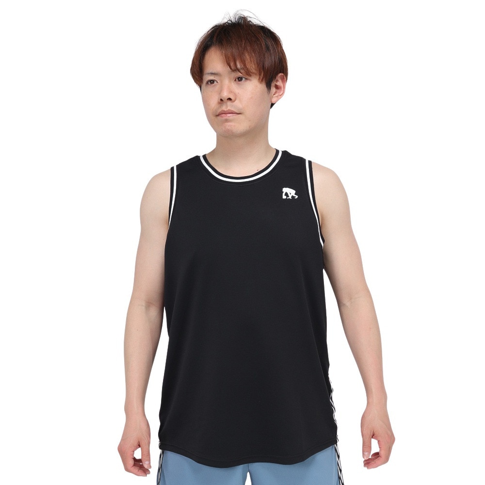 エゴザル（EGOZARU）（メンズ、レディース）バスケットボールウェア クランクライン タンクトップ EZTT-S2401-012 速乾