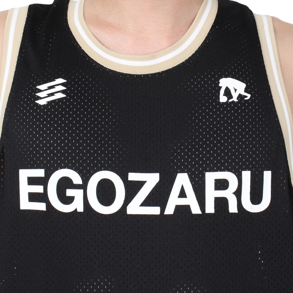 エゴザル（EGOZARU）（メンズ）バスケットボールウェア オールドスクール メッシュタンクトップ EZTT-S2402-012 速乾