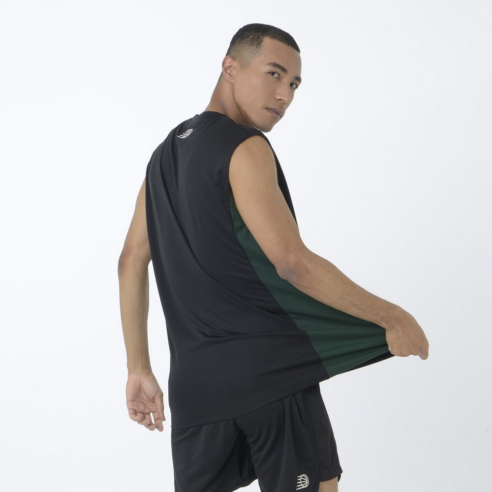 ニューバランス（new balance）（メンズ）バスケットボールウェア ディンプルメッシュ スリーブレス AMT45074BK 速乾