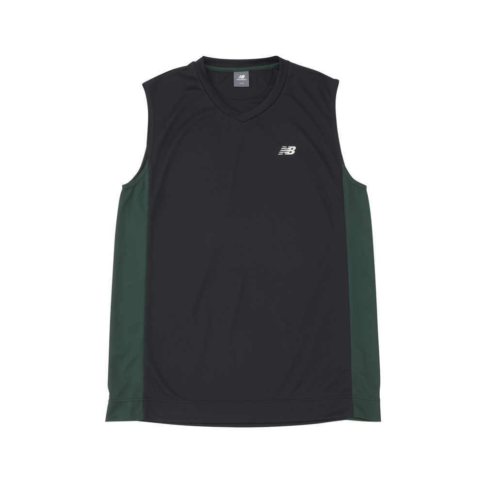 ニューバランス（new balance）（メンズ）バスケットボールウェア ディンプルメッシュ スリーブレス AMT45074BK 速乾