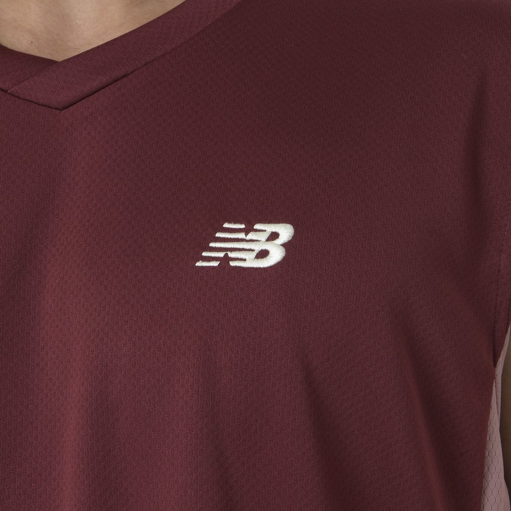 ニューバランス（new balance）（メンズ）バスケットボールウェア ディンプルメッシュ スリーブレス AMT45074CBU 速乾