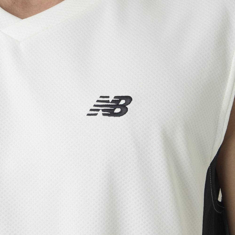 ニューバランス（new balance）（メンズ）バスケットボールウェア ディンプルメッシュ スリーブレス AMT45074SST 速乾