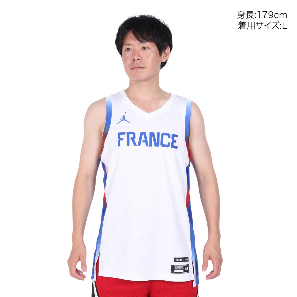 ジョーダン（JORDAN）（メンズ）バスケットボールウェア フランス限定ホームジャージ FQ0396-100
