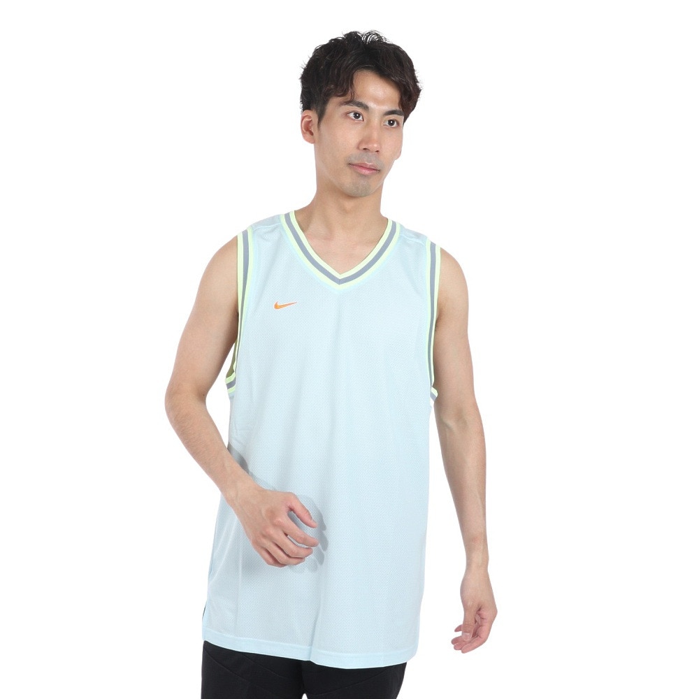 ナイキ（NIKE）（メンズ）ノースリーブ バスケットボールウェア ドライフィット DNA バスケットボールジャージー シャツ FQ3708-474