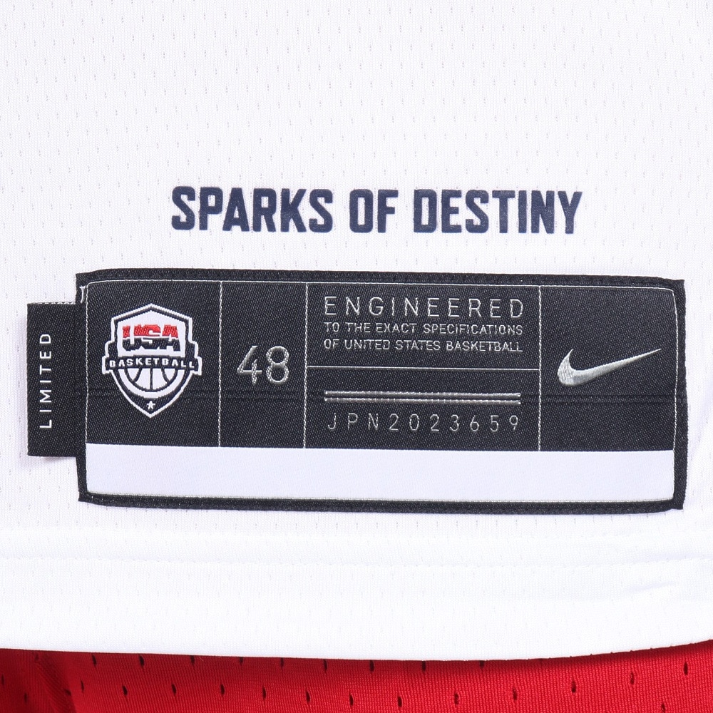 ナイキ（NIKE）（メンズ）バスケットボールウェア USA リミテッドホーム ジャージ FV5517-100