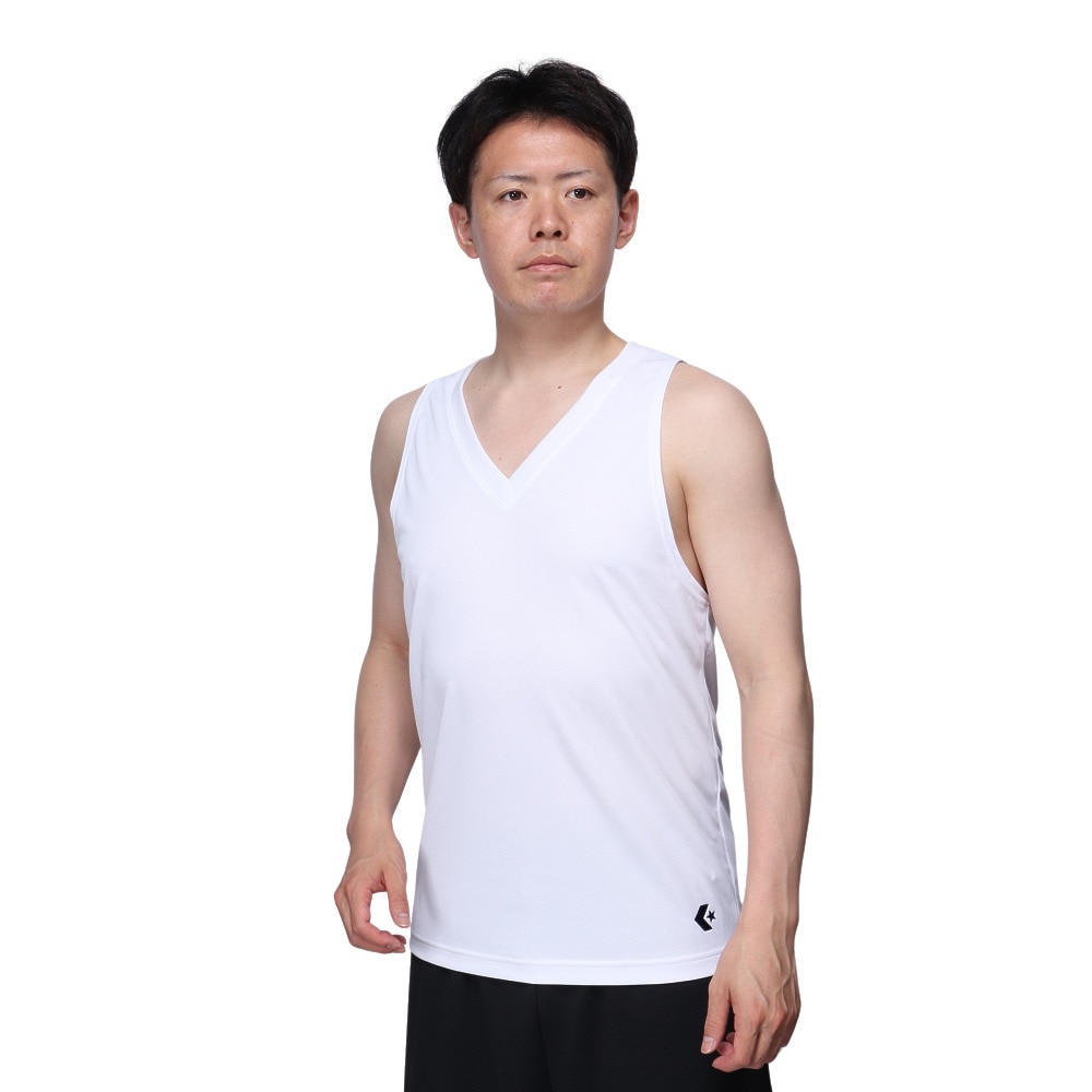 コンバース（CONVERSE）（メンズ）バスケットボールウェア ゲームインナーシャツ CB231703-1100