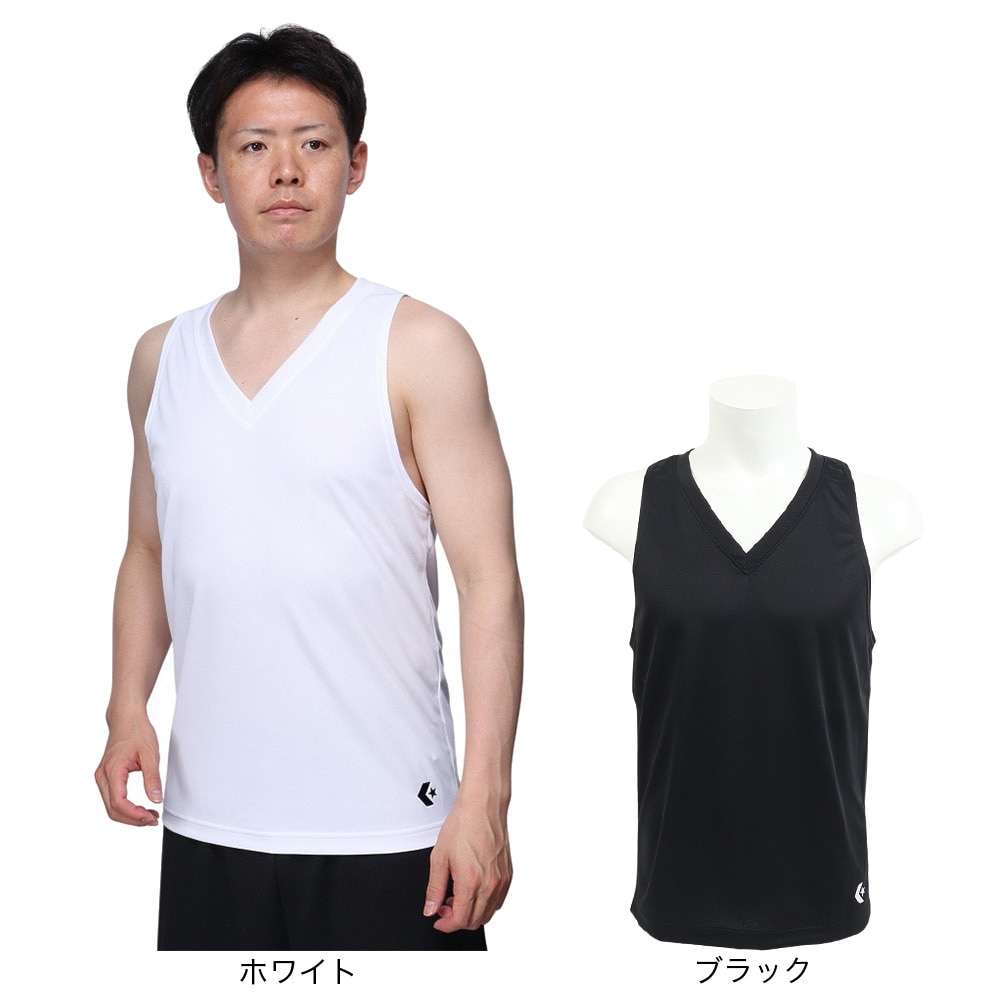 コンバース（CONVERSE）（メンズ）バスケットボールウェア ゲームインナーシャツ CB231703-1100