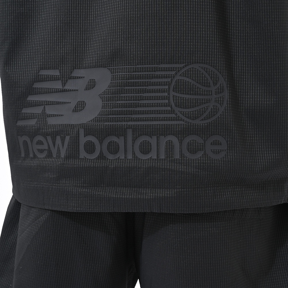ニューバランス（new balance）（メンズ）【新商品】 バスケットボールウェア ウーブンメッシュタンクトップ AMT55098BK