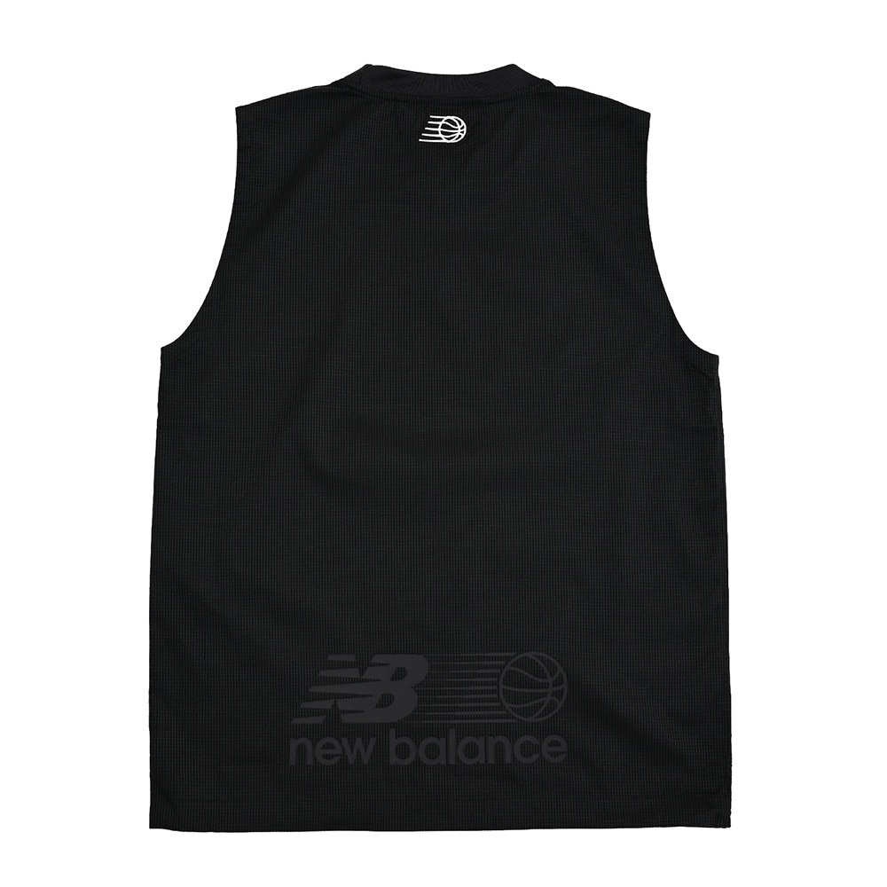 ニューバランス（new balance）（メンズ）【新商品】 バスケットボールウェア ウーブンメッシュタンクトップ AMT55098BK
