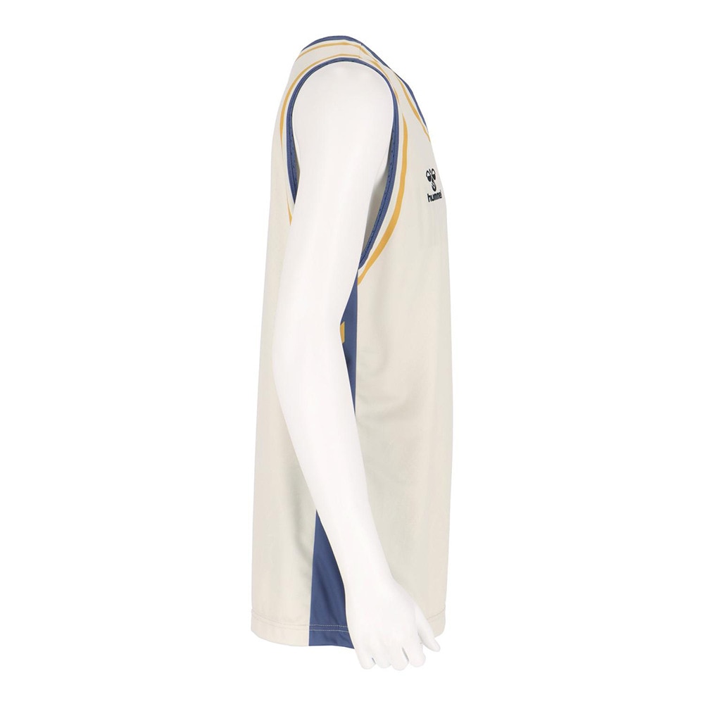 ヒュンメル（hummel）（メンズ）【新商品】 スポーツウェア リバーシブル タンクトップ アイボリー UVカット HAPB5119-16