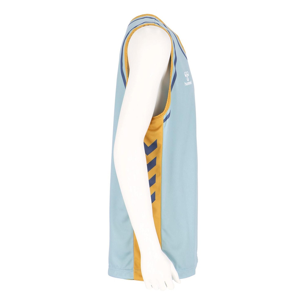 ヒュンメル（hummel）（メンズ）【新商品】 スポーツウェア リバーシブル タンクトップ アイスブルー UVカット HAPB5119-651