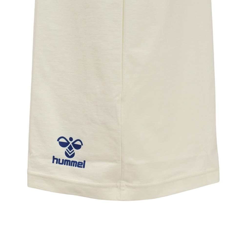 ヒュンメル（hummel）（メンズ）【新商品】 スポーツウェア コットンライク ノースリーブ Tシャツ 袖なし ホワイト ドライ HAPB5120XB-11