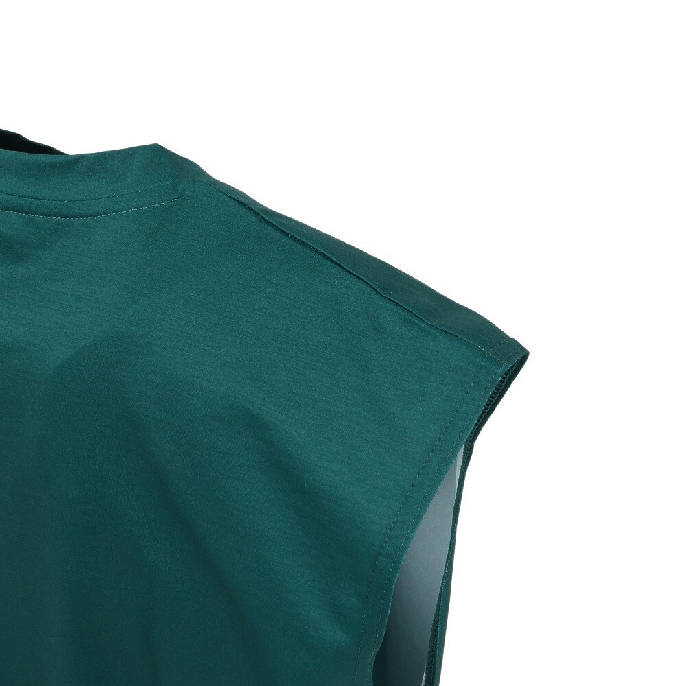 ヒュンメル（hummel）（メンズ）【新商品】 スポーツウェア コットンライク ノースリーブ Tシャツ 袖なし グリーン ドライ HAPB5120XB-563