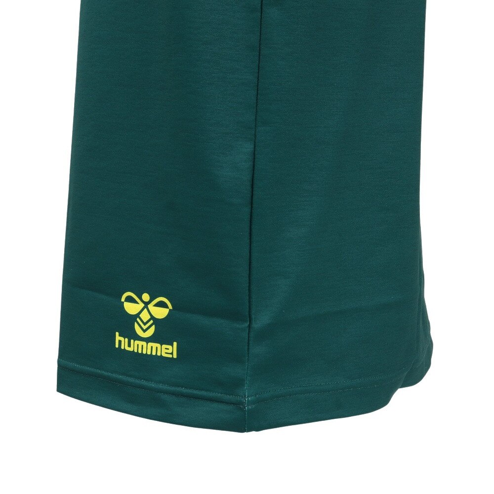 ヒュンメル（hummel）（メンズ）【新商品】 スポーツウェア コットンライク ノースリーブ Tシャツ 袖なし グリーン ドライ HAPB5120XB-563