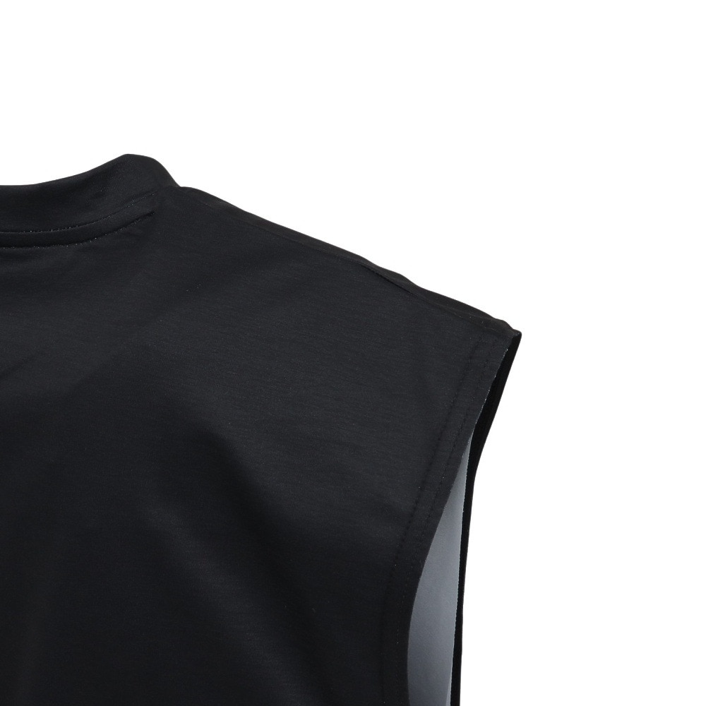 ヒュンメル（hummel）（メンズ）【新商品】 スポーツウェア コットンライク ノースリーブ Tシャツ 袖なし ブラック ドライ XB HAPB5120XB-90