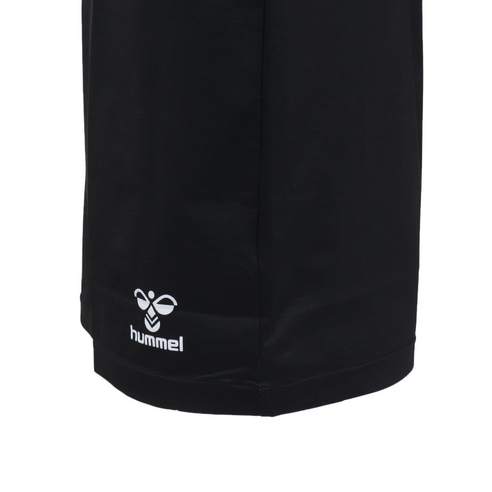 ヒュンメル（hummel）（メンズ）【新商品】 スポーツウェア コットンライク ノースリーブ Tシャツ 袖なし ブラック ドライ XB HAPB5120XB-90