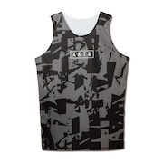 (メンズ、レディース)バスケットボールウェア CUT-UP CAMO リバーシブル タンクトップ 125-023001 BKWH