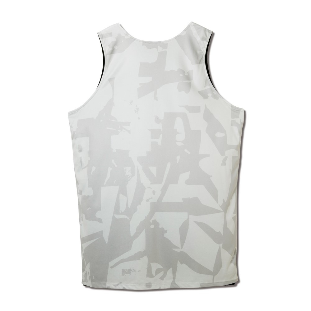 アクター（AKTR）（メンズ、レディース）バスケットボールウェア CUT-UP CAMO リバーシブル タンクトップ 125-023001 GYBK