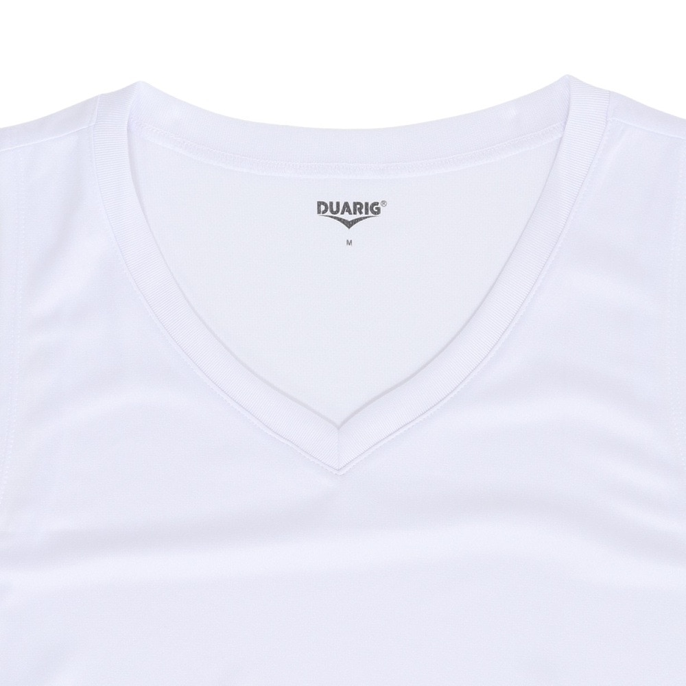 デュアリグ（DUARIG）（メンズ）バスケットボールウェア ドライプラス 瞬速乾15 スポーツインナー 5S0001-BKWR-751ES WHT