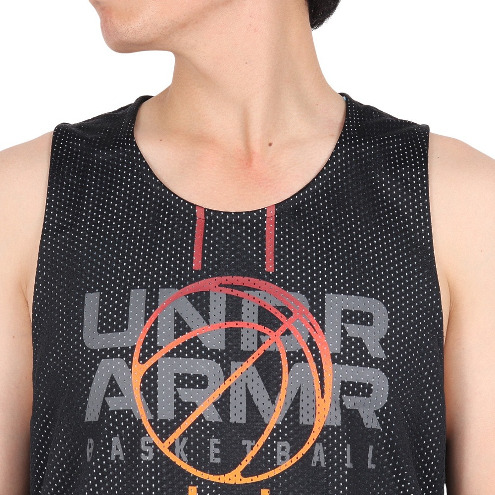 アンダーアーマー（UNDER ARMOUR）（メンズ）バスケットボールウェア ベースライン リバーシブル タンクトップ 1387088 002