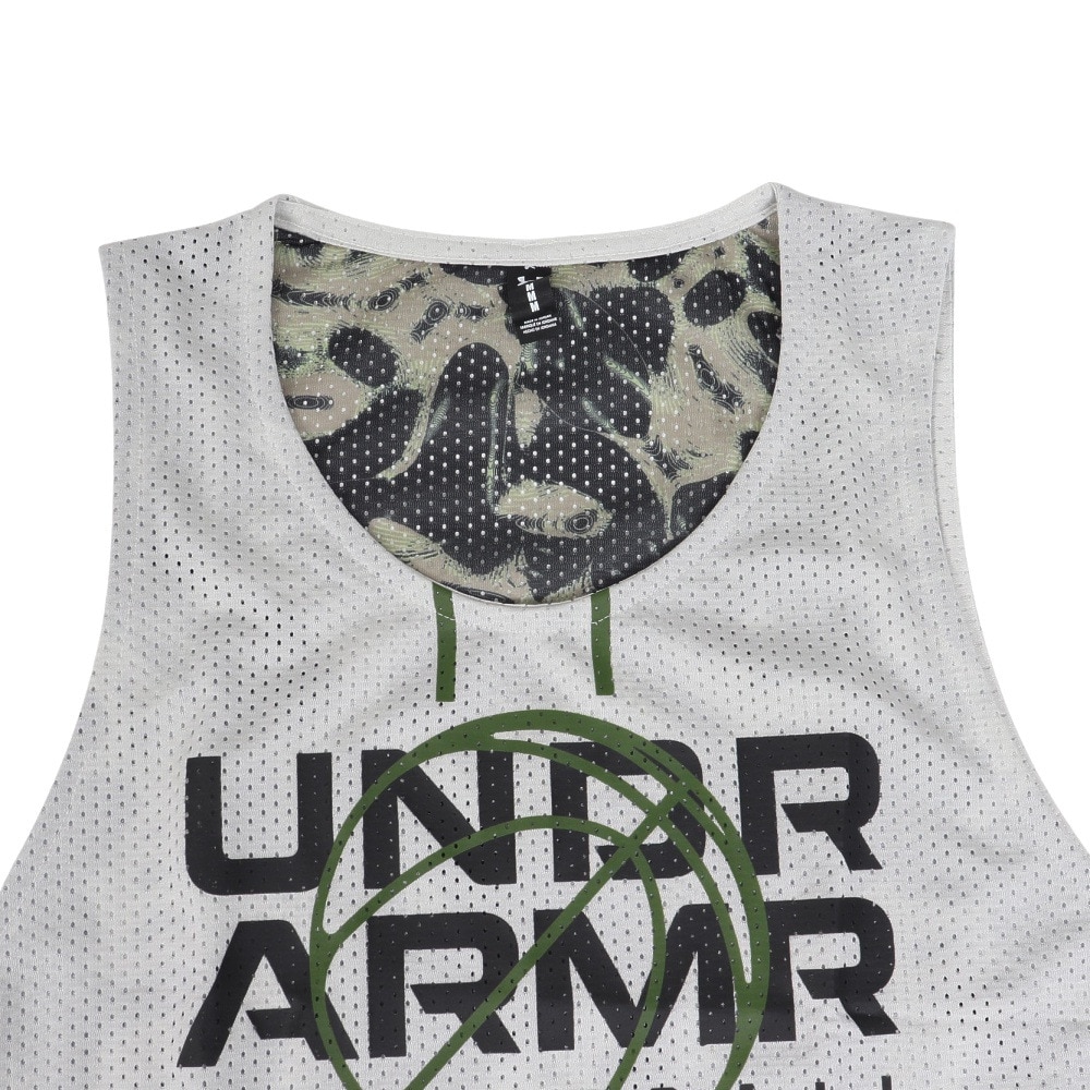 アンダーアーマー（UNDER ARMOUR）（メンズ）バスケットボールウェア ベースライン リバーシブル タンク 1387088 114