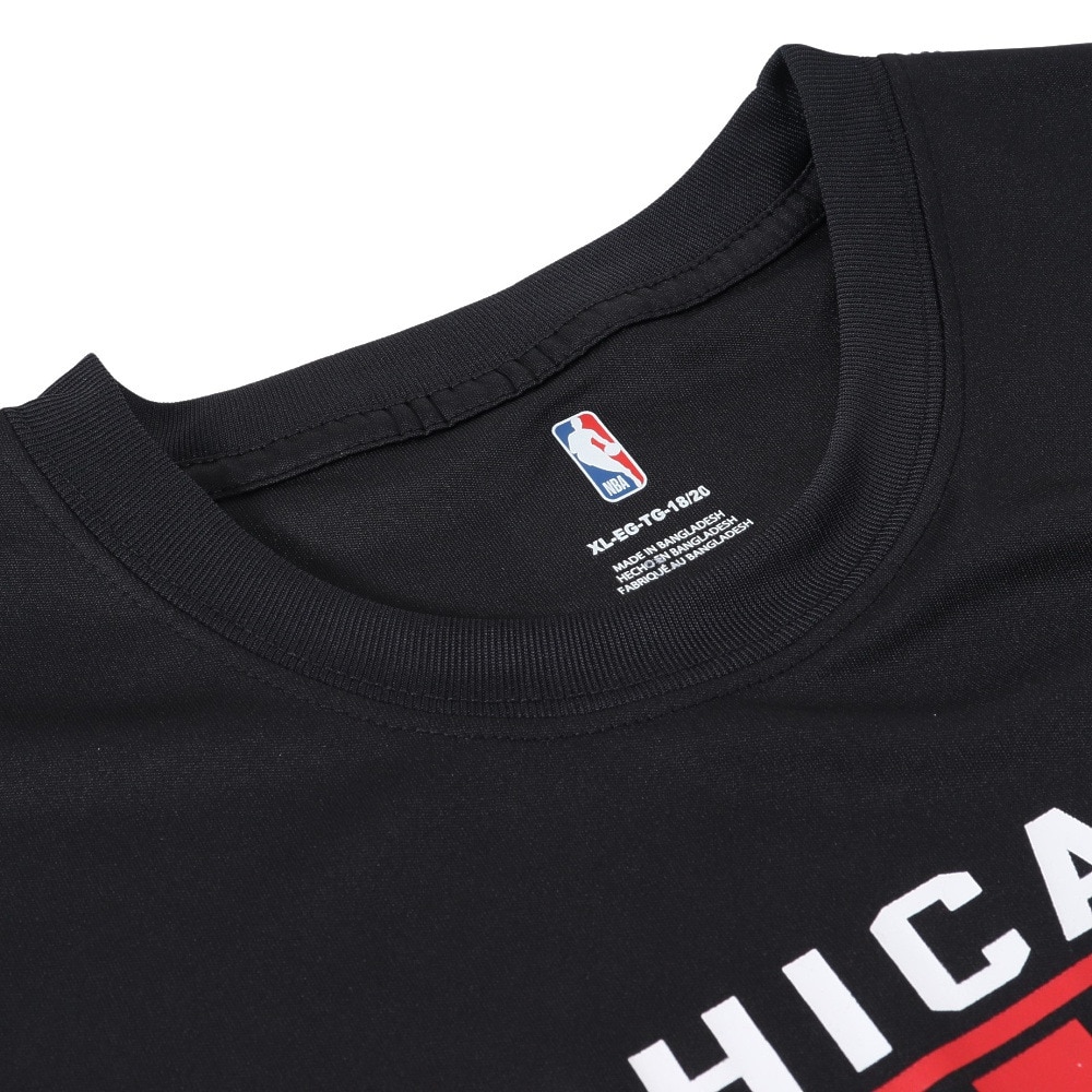 エヌビーエー（NBA）（キッズ）バスケットボールウェア ジュニア ブルス半袖Tシャツ PBC2V-BULLS