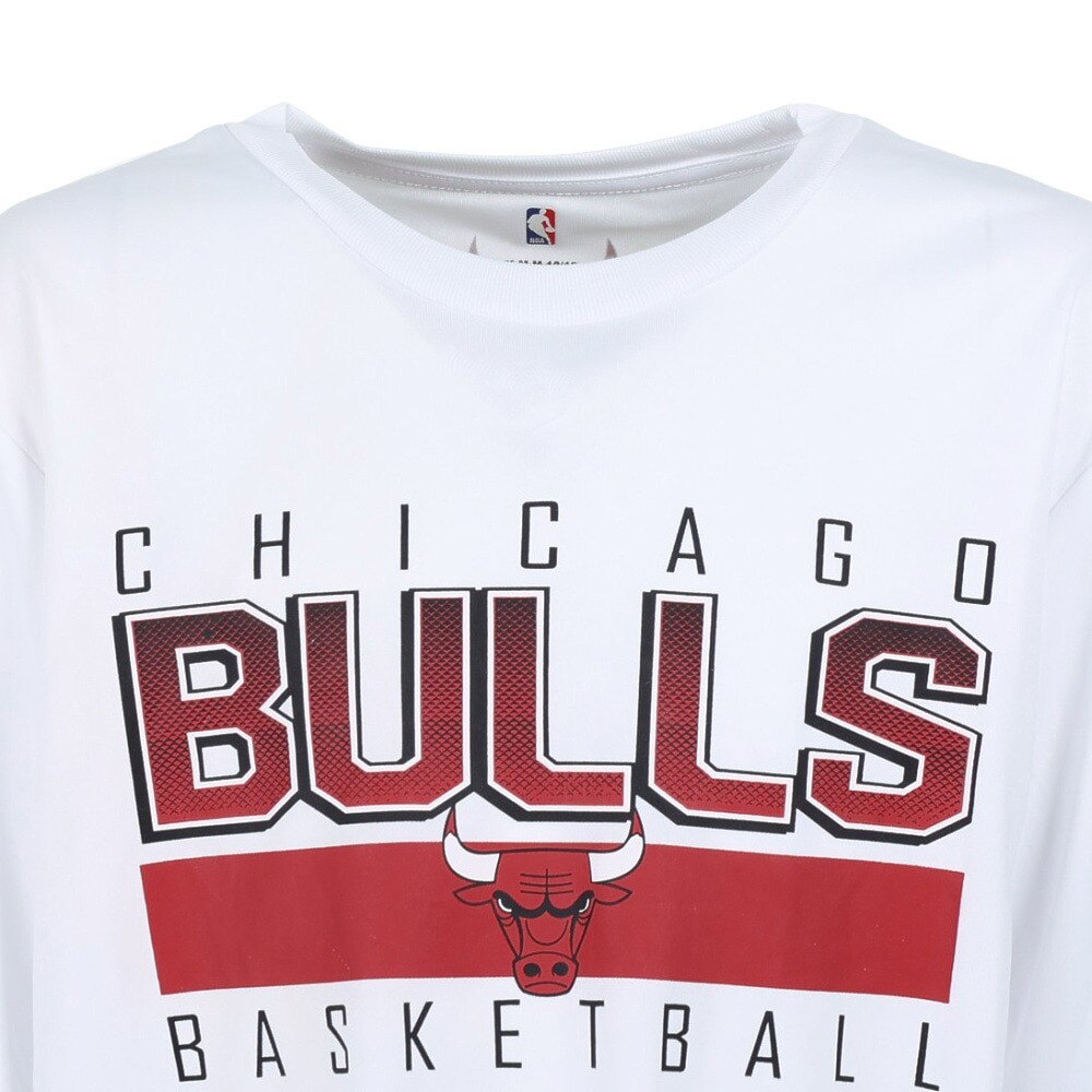 エヌビーエー（NBA）（キッズ）バスケットボールウェア ジュニア シカゴブルス 長袖Tシャツ PBC2X-BULLS