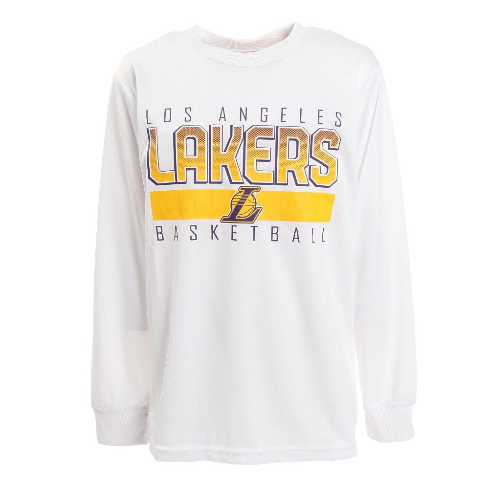 エヌビーエー エヌビーエー Nba キッズ バスケットボールウェア ジュニア レイカーズ 長袖tシャツ Pbc2x Lakers スポーツ用品はスーパースポーツゼビオ