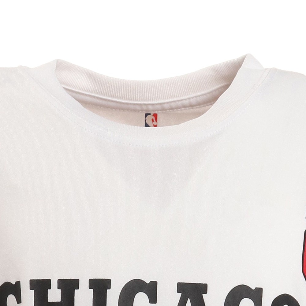 エヌビーエー（NBA）（キッズ）ジュニア ザック・ラヴィーン シカゴ・ブルズ アイコン 半袖Tシャツ PFC7Z-BULLS/WH