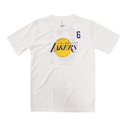 エヌビーエー（NBA）（キッズ）バスケットボールウェア ジュニア レイカーズ アイコン レブロン・ジェームズ Tシャツ PFC7Z-LAKERS/WH